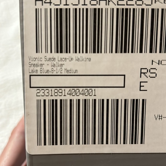 Vionic Suede Lace up Lake Blue Sneaker. NIOB. 8.5 - Picture 9 of 9
